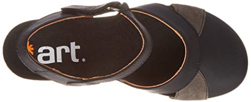 Art Güell, Sandalias con Punta Cerrada Mujer, Negro (Black Black), 37 EU