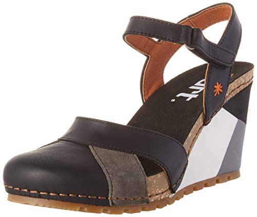 Art Güell, Sandalias con Punta Cerrada Mujer, Negro (Black Black), 37 EU