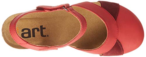 Art Güell, Sandalias con Punta Cerrada Mujer, Rojo (Red Red), 37 EU
