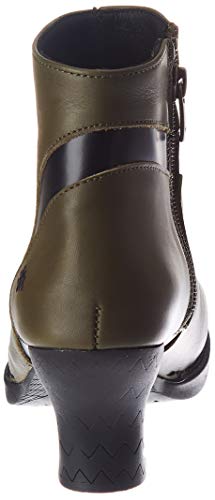 Art Harlem, Botas Mujer, Kaki-Black, 39 EU