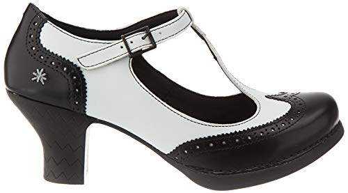 Art Harlem, Zapatos de tacón con Punta Cerrada Mujer, Multicolor (Black/White Black/White), 40 EU