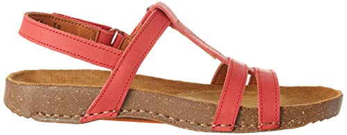 art I Breathe, Sandalias con Punta Abierta Mujer, Rojo (Red), 40 EU