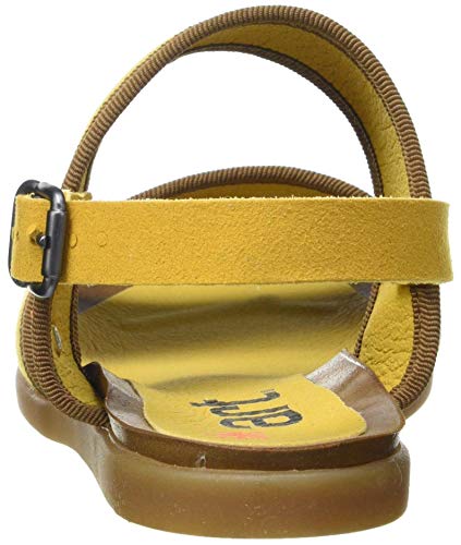 Art Larissa, Sandalias Planas Mujer, Mostaza, 38 EU
