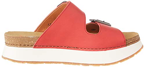Art Mykonos, Sandalias con Punta Abierta Mujer, Rojo (Red Red), 38 EU