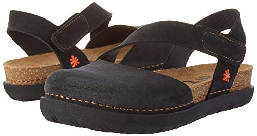 Art Rhodes, Sandalias con Punta Cerrada Mujer, Negro (Black), 39 EU