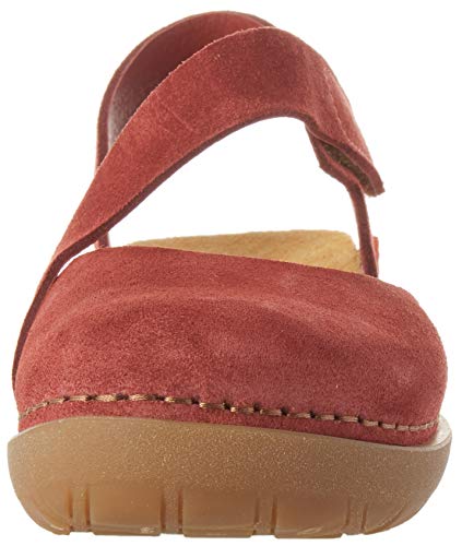 Art Rhodes, Sandalias con Punta Cerrada Mujer, Rojo Burdeos Burdeos, 39 EU