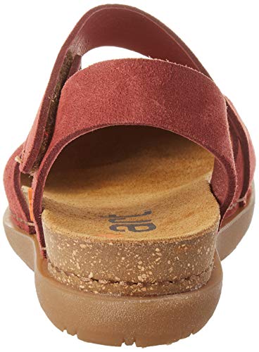 Art Rhodes, Sandalias con Punta Cerrada Mujer, Rojo Burdeos Burdeos, 39 EU