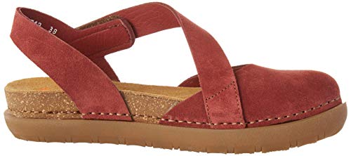 Art Rhodes, Sandalias con Punta Cerrada Mujer, Rojo Burdeos Burdeos, 39 EU