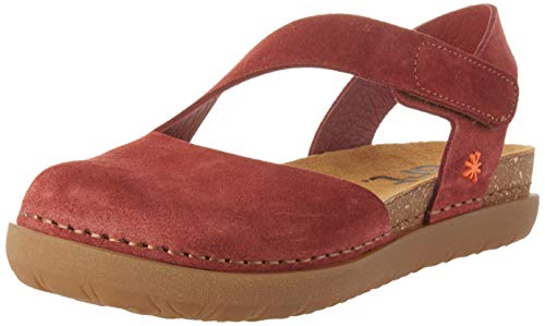 Art Rhodes, Sandalias con Punta Cerrada Mujer, Rojo Burdeos Burdeos, 41 EU
