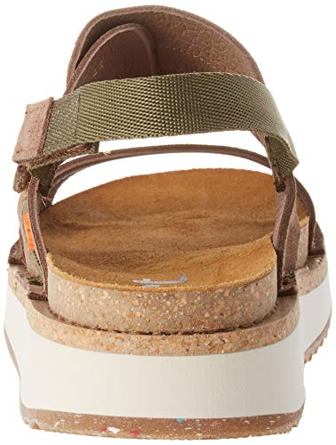 Art Vancouver, Sandalias con Punta Abierta Hombre, Marrón (Land Land), 40 EU