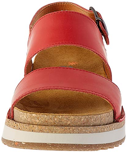 Art Vancouver, Sandalias con Punta Abierta Unisex Adulto, Rojo (Red Red), 42 EU