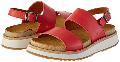 Art Vancouver, Sandalias con Punta Abierta Unisex Adulto, Rojo (Red Red), 42 EU