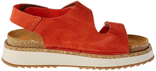 Art Vancouver, Zapatos de tacón con Punta Abierta Mujer, Rojo (Coral Coral), 39 EU