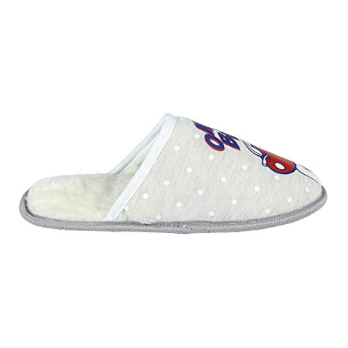 Artesania Cerda Zapatillas DE CASA Abierta Premium Disney VILLANAS, Mujer, Gris (Gris C13), 37 EU