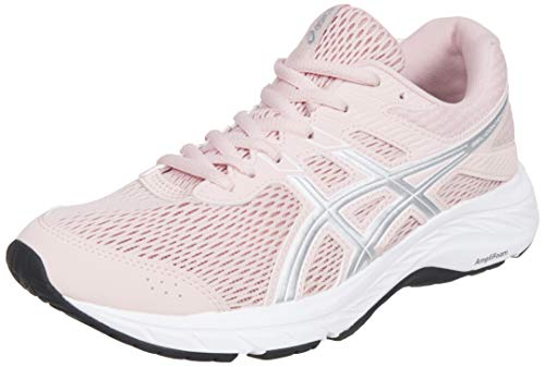Asics Gel-Contend 6, Sneaker Mujer, Rose Pã Che Blanc, 39 EU
