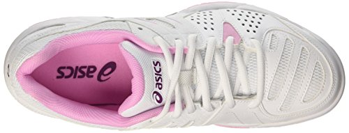 Asics Gel-Dedicate 4 W, Zapatillas de Tenis para Mujer, Multicolor (White/Cotton Candy/Plum), 39 EU