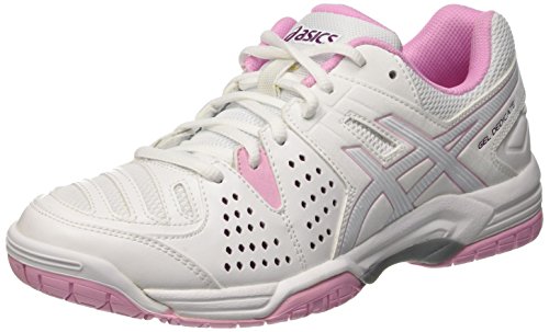 Asics Gel-Dedicate 4 W, Zapatillas de Tenis para Mujer, Multicolor (White/Cotton Candy/Plum), 39 EU