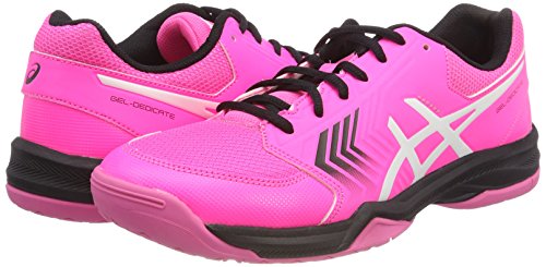 Asics Gel-Dedicate 5, Zapatillas de Tenis para Mujer, Rosa (Hot Pinkblackwhite 2090), 44.5 EU