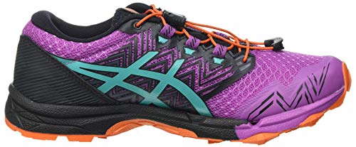 Asics Gel-Fujitrabuco Sky, Trail Running Shoe Mujer, Digital Grape/Baltic Jewel, 39.5 EU