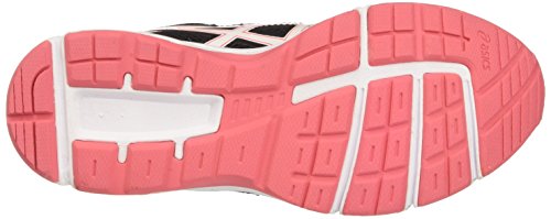 Asics Gel-Galaxy 9 GS, Zapatillas de Deporte Niños-Niñas, Multicolor (Onyx/White/Diva Pink), 37 EU