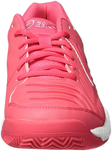 Asics Gel-Game 6 Clay, Zapatillas de Gimnasia para Mujer, Rojo (Rouge Red/Silver/White), 41.5 EU
