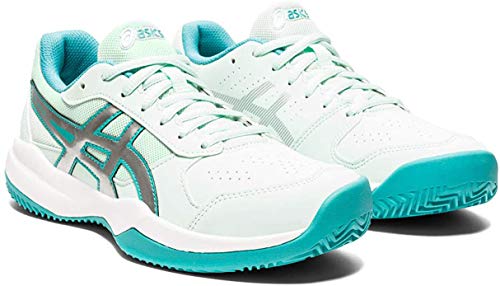 ASICS Gel-Game 7 Clay/OC GS, Zapatos de Tenis Unisex Adulto, Bio Mint Pure Silver, 40 EU