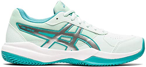 ASICS Gel-Game 7 Clay/OC GS, Zapatos de Tenis Unisex Adulto, Bio Mint Pure Silver, 40 EU