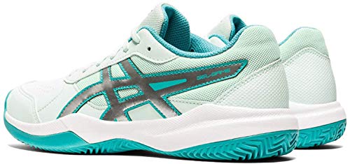 ASICS Gel-Game 7 Clay/OC GS, Zapatos de Tenis Unisex Adulto, Bio Mint Pure Silver, 40 EU
