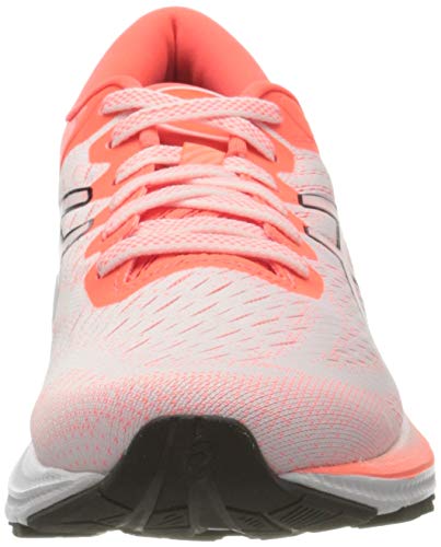 Asics Gel-Kayano 27 Tokyo, Road Running Shoe Mujer, White/Sunrise Red, 39.5 EU