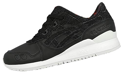 asics Gel Lyte III-Disney señoras de Formadores Negro H70PK 9090, tamaño:41.5