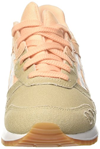 Asics Gel-Lyte III, Zapatillas Mujer, Naranja (Bleached Apricot/White), 44.5 EU