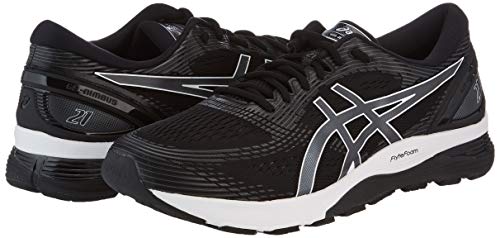 Asics Gel-Nimbus 21 1011a169-001, Zapatillas de Entrenamiento Hombre, Negro Black 1011a169 001, 43.5 EU