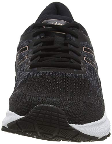 Asics Gel-Nimbus 22 Knit, Sneaker Mujer, Noir/Noir, 39.5 EU