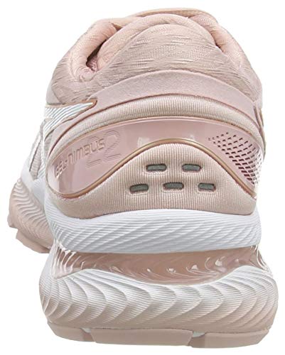 ASICS Gel-Nimbus 22, Zapatillas para Correr Mujer, Rosa Ginger Peach White, 39.5 EU