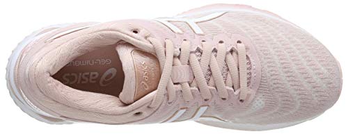 ASICS Gel-Nimbus 22, Zapatillas para Correr Mujer, Rosa Ginger Peach White, 39.5 EU