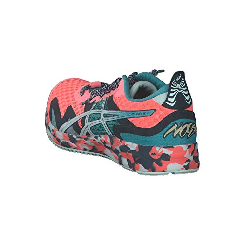 ASICS Gel-Noosa Tri 12, Zapatillas de Running Mujer, Sun Coral Bio Mint, 37.5 EU