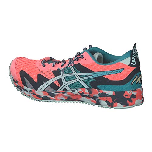 ASICS Gel-Noosa Tri 12, Zapatillas de Running Mujer, Sun Coral Bio Mint, 37.5 EU