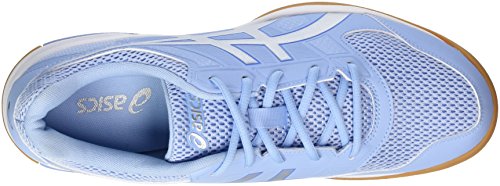 Asics Gel-Rocket 8, Zapatillas de Voleibol Mujer, Azul (Airy Blue/Silver/White 3993), 36 EU