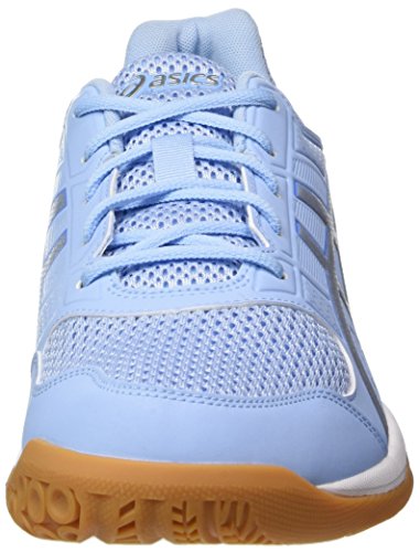 Asics Gel-Rocket 8, Zapatillas de Voleibol Mujer, Azul (Airy Blue/Silver/White 3993), 36 EU
