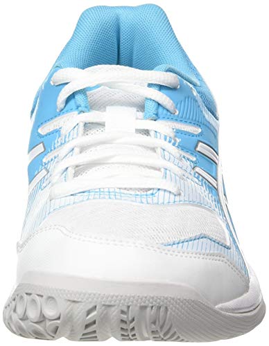 Asics Gel-Rocket 9, Zapatillas de Deporte Interior Mujer, Blanc Bleu Ciel, 37.5 EU