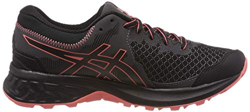 Asics Gel-Sonoma 4, Zapatillas de Running Mujer, Negro (Black/Papaya 001), 36 EU