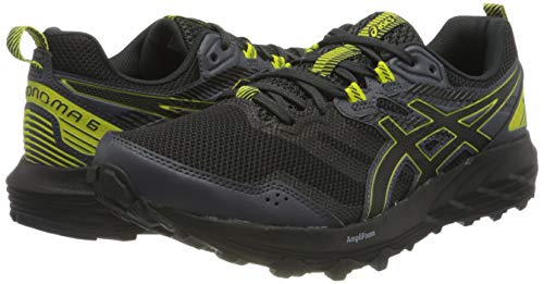Asics Gel-Sonoma 6, Trail Running Shoe Hombre, Graphite Grey/Sour Yuzu, 42.5 EU