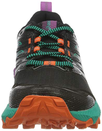 Asics Gel-Trabuco 9, Trail Running Shoe Mujer, Black/Baltic Jewel, 41.5 EU