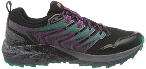 Asics Gel-Trabuco Terra, Trail Running Shoe Mujer, Black/Digital Grape, 38 EU
