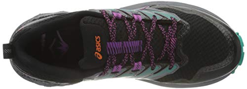 Asics Gel-Trabuco Terra, Trail Running Shoe Mujer, Black/Digital Grape, 40.5 EU