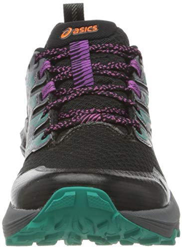 Asics Gel-Trabuco Terra, Trail Running Shoe Mujer, Black/Digital Grape, 40.5 EU