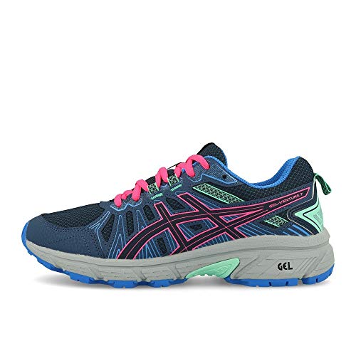 Asics Gel-Venture 7 GS, Running Shoe, Peacoat/Hot Pink, 39.5 EU