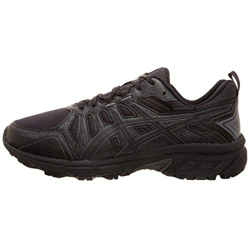 Asics Gel-Venture 7 WP, Trail Running Shoe Womens, Noir Gris Foncã, 38 EU