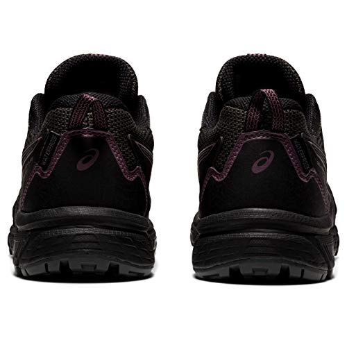 Asics Gel-Venture 8 Waterproof, Trail Running Shoe Mujer, Black/Grape, 39.5 EU