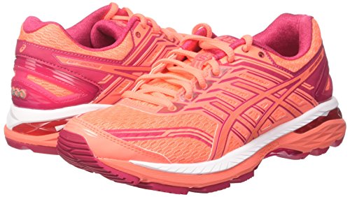 Asics GT 2000-5, Zapatillas de Running para Mujer, Naranja (Flash Coral/Coral Pink/Bright Rose), 37 EU